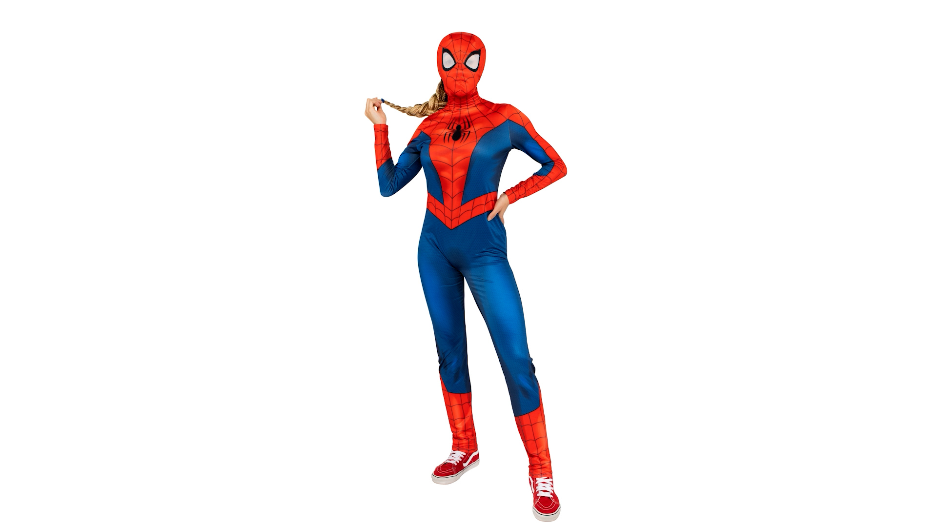 JWC2364 Spiderman Adult Womens 360 Rotation GIF